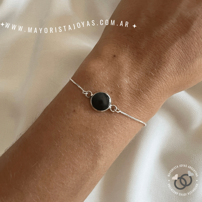 PULSERA PLATA Y PIEDRAS NATURALES (PBN050)