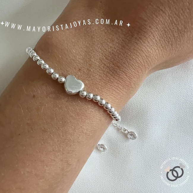 PULSERA PLATA LISA (PBL163)