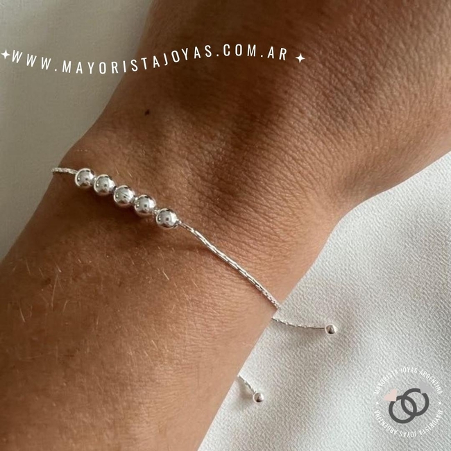 PULSERA PLATA LISA (PBL160)
