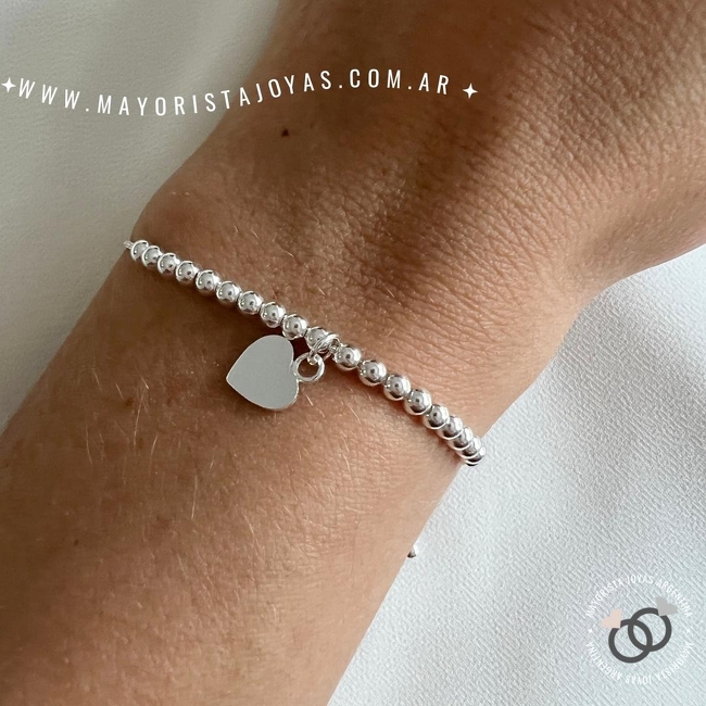 PULSERA PLATA LISA (PBL0161)