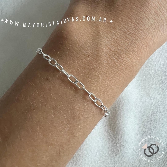 PULSERA PLATA LISA (PBL0135)