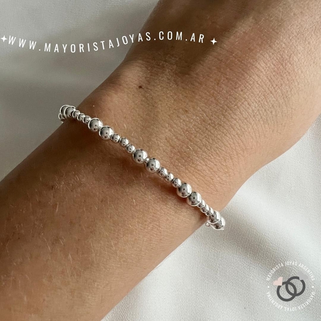 PULSERA PLATA LISA (PBL159)