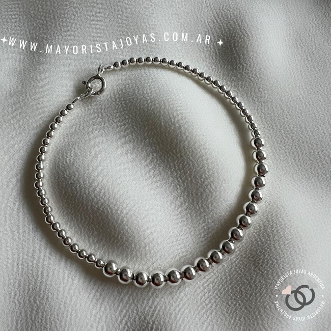 PULSERA PLATA LISA (PBL0156)