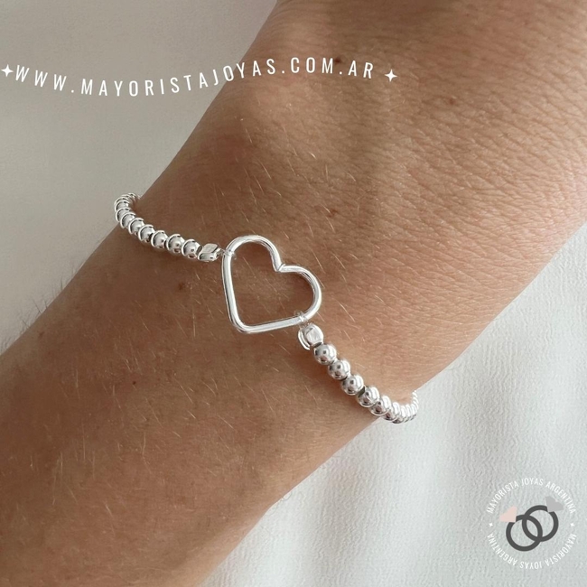 PULSERA PLATA LISA (PBL0155)