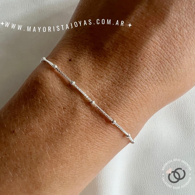 PULSERA PLATA LISA (PBL0138)