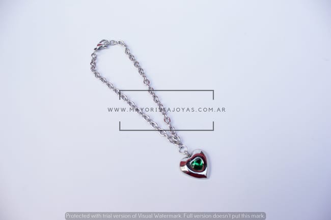 Pulsera Acero con Cristal(6288)