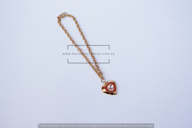 PULSERA ACERO Y CRISTAL(6285.1)