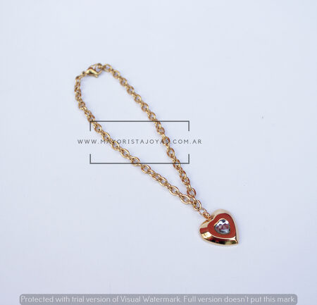 PULSERA ACERO Y CRISTAL(6286.1)