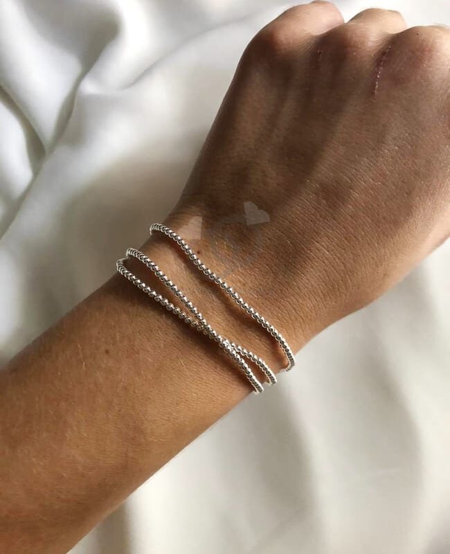 PULSERA PLATA LISA (PBL046)