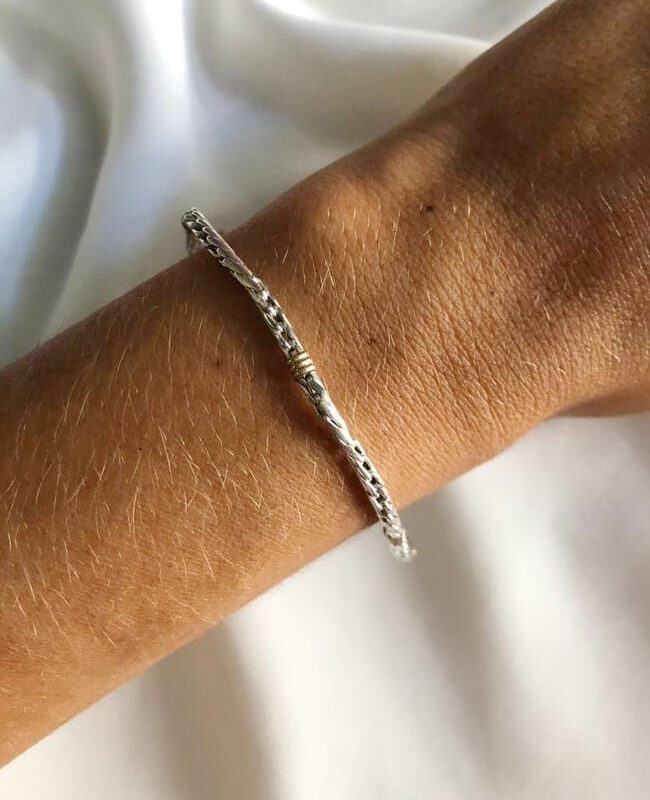 PULSERA PLATA Y ORO (PPO042)