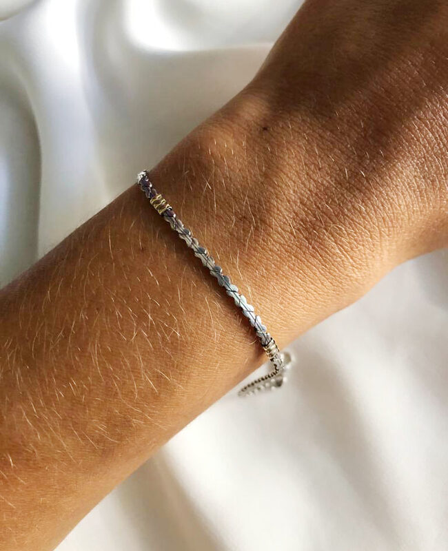 PULSERA PLATA Y ORO (PPO010)