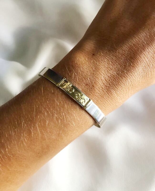 PULSERA PLATA Y ORO (PPO087)