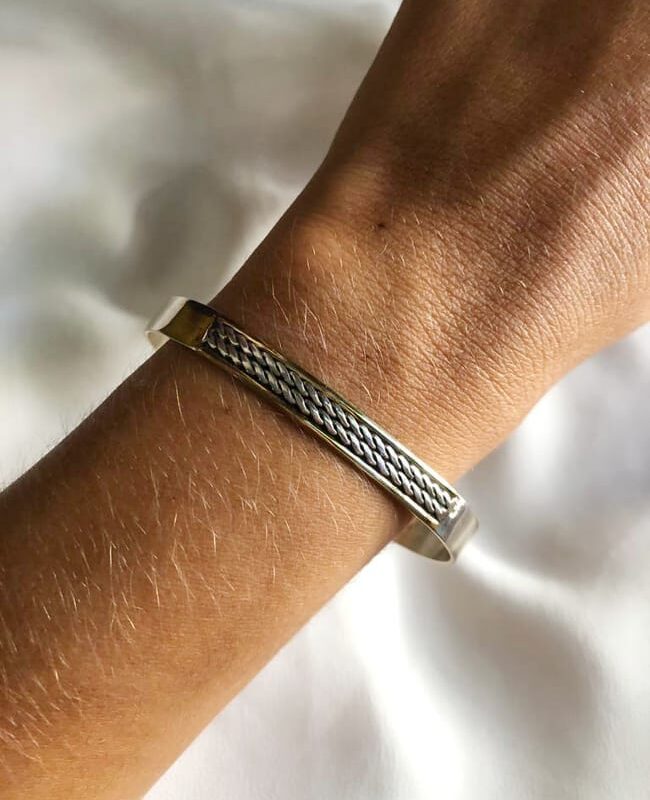 PULSERA PLATA Y ORO (PPO090)