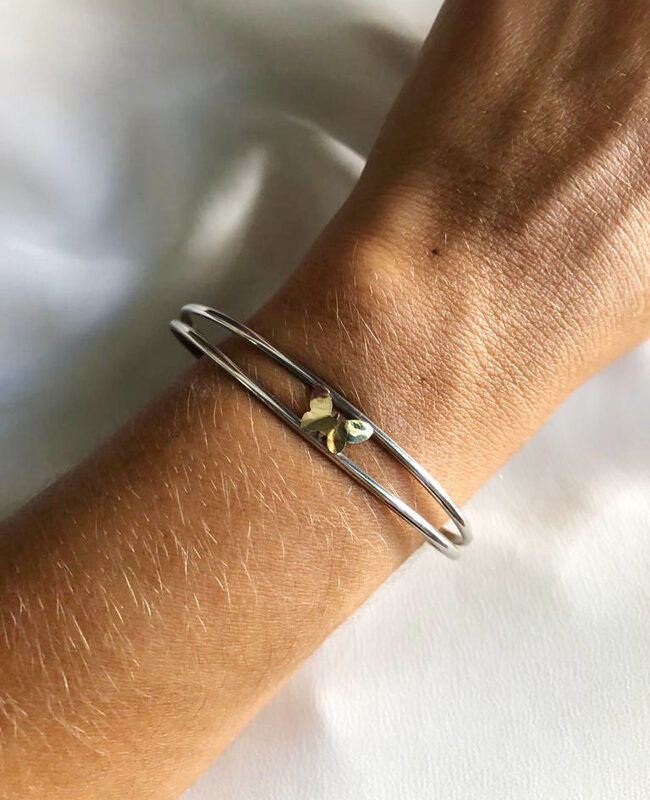 PULSERA PLATA Y ORO (PPO081)