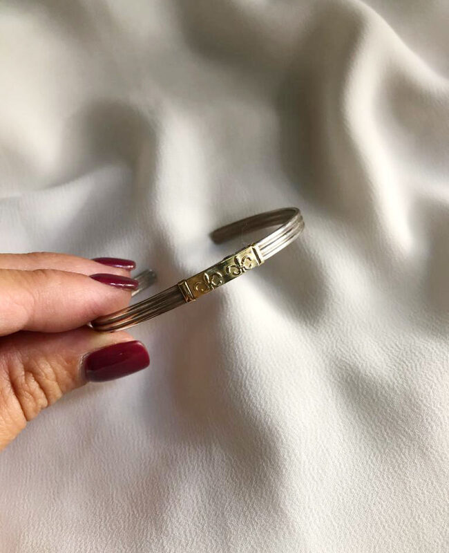 PULSERA PLATA Y ORO (PPO086)