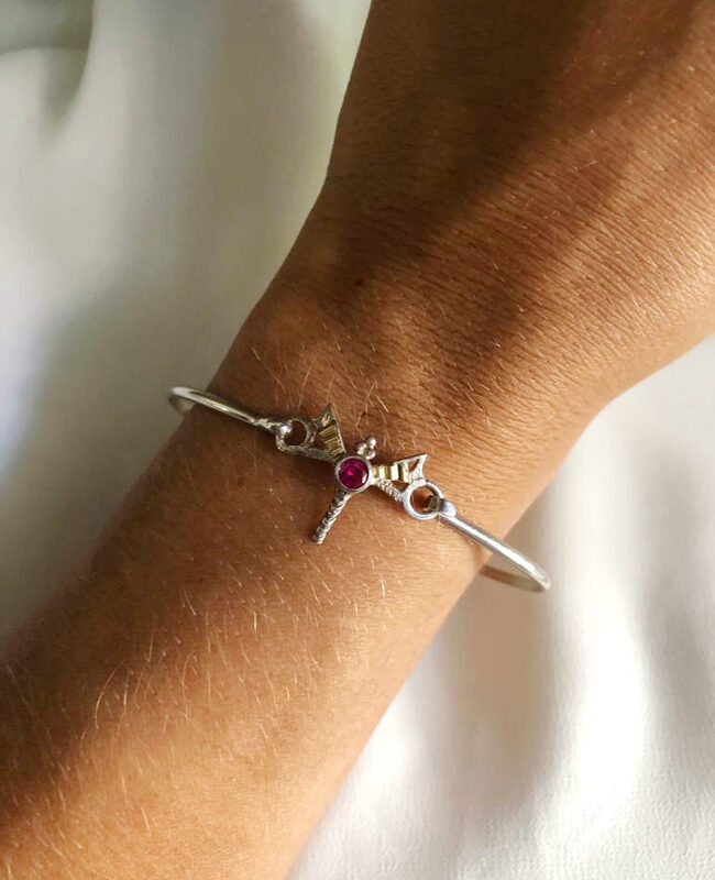 PULSERA PLATA Y ORO (PPO110)