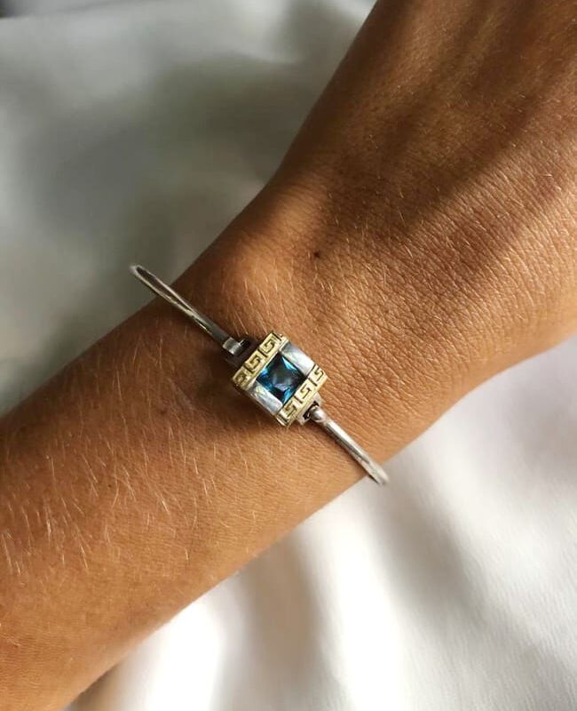 PULSERA PLATA Y ORO (PPO105)