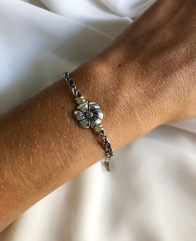 PULSERA PLATA Y ORO (PPO060)