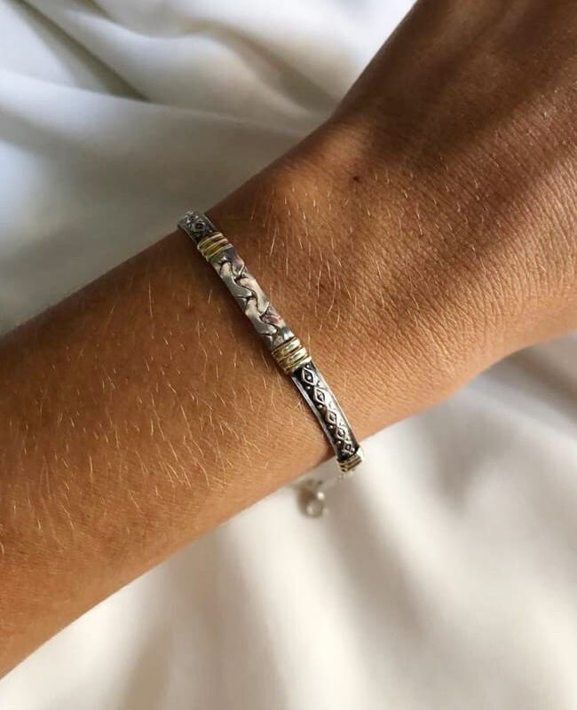 PULSERA PLATA Y ORO (PPO045)