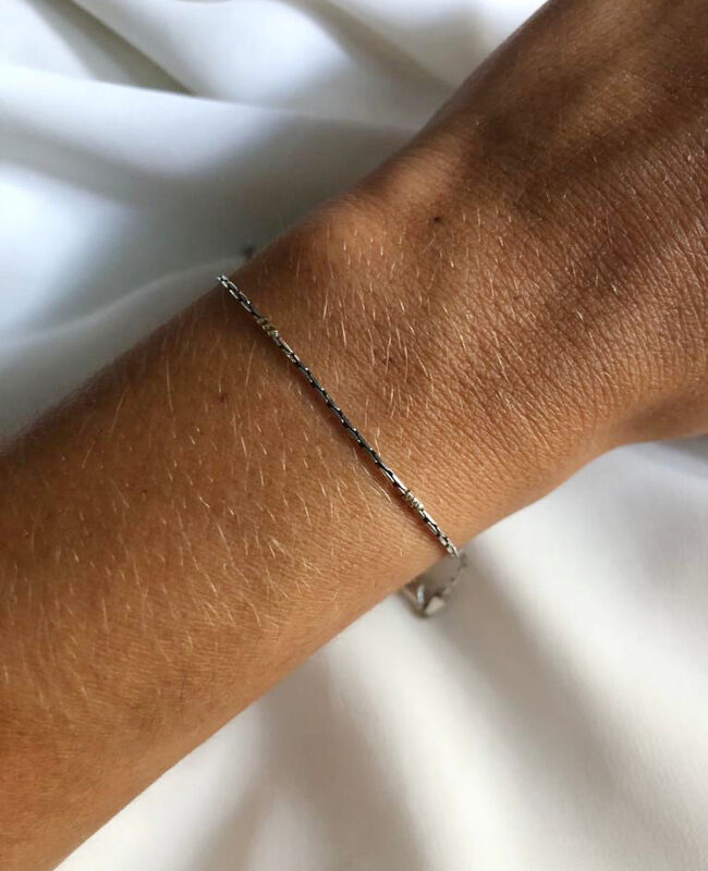 PULSERA PLATA Y ORO (PPO050)