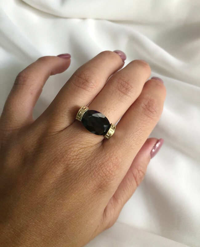 ANILLO PLATA Y ORO (POA102)