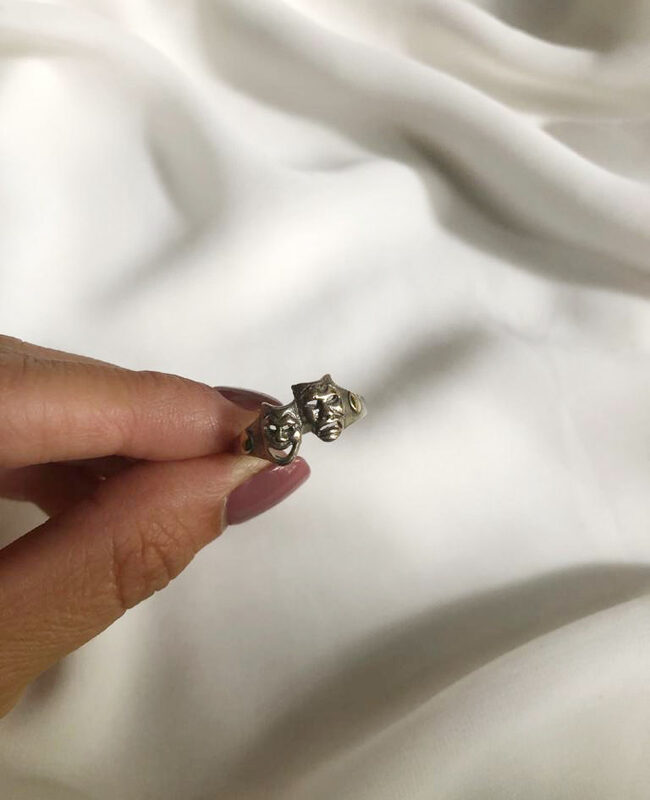 ANILLO PLATA Y ORO (POA216)