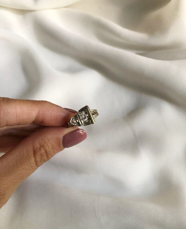 ANILLO PLATA Y ORO (POA220)