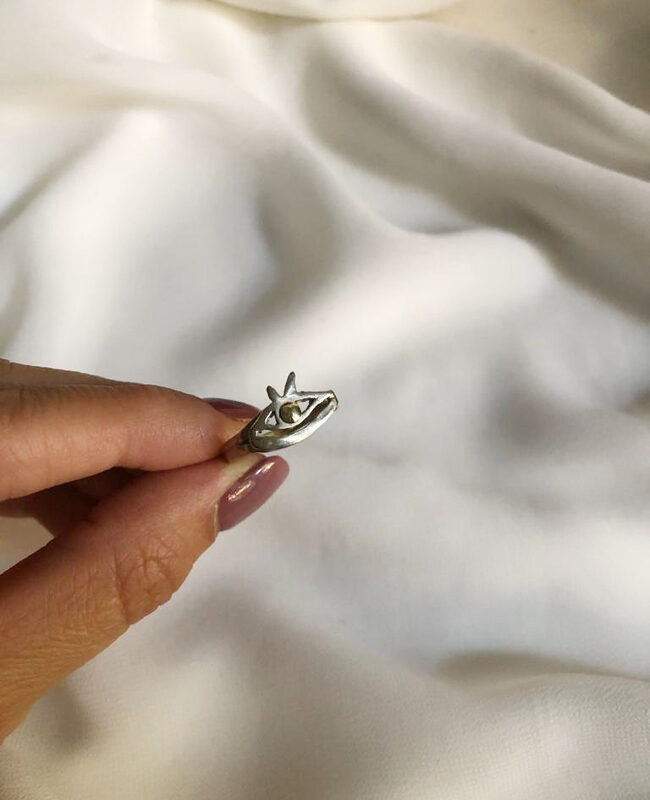 ANILLO PLATA Y ORO (POA192)