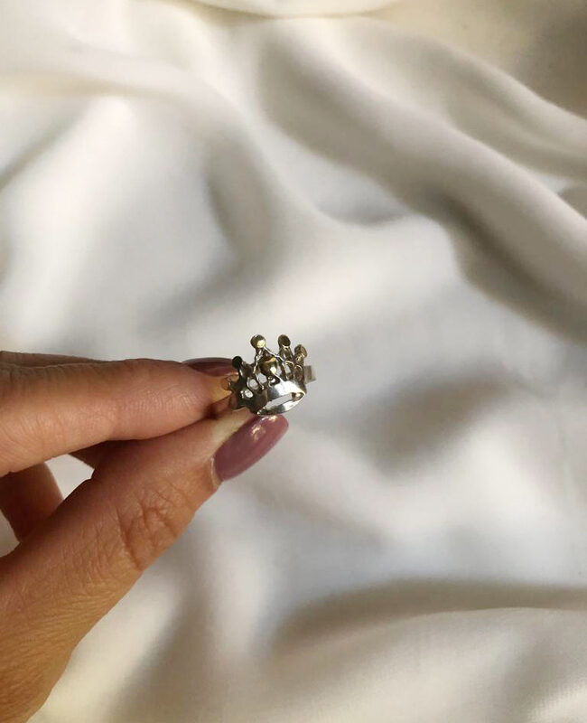 ANILLO PLATA Y ORO (POA195)