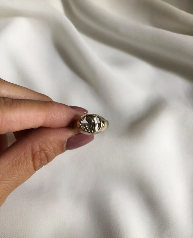 ANILLO PLATA Y ORO (POA150)