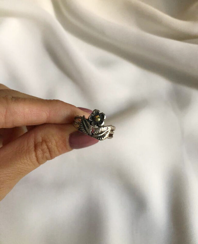 ANILLO PLATA Y ORO (POA401)