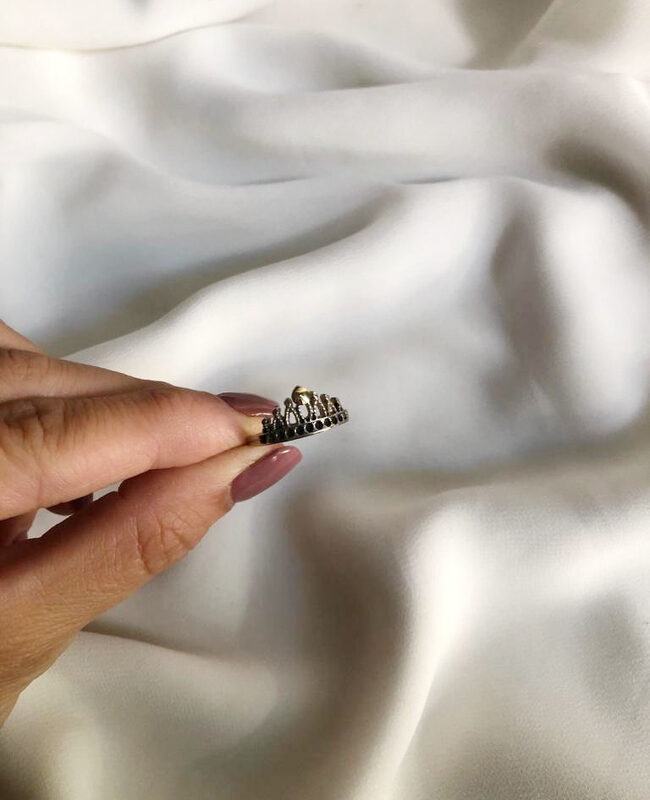 ANILLO PLATA Y ORO (POA196)