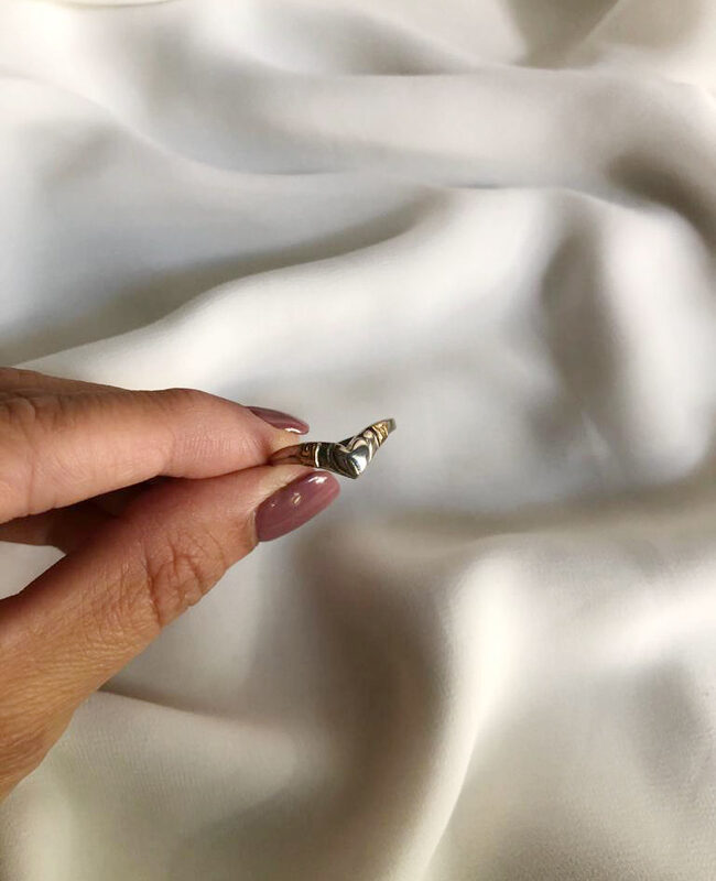 ANILLO PLATA Y ORO (POA203)