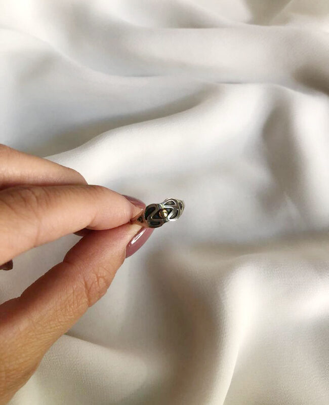 ANILLO PLATA Y ORO (POA207)