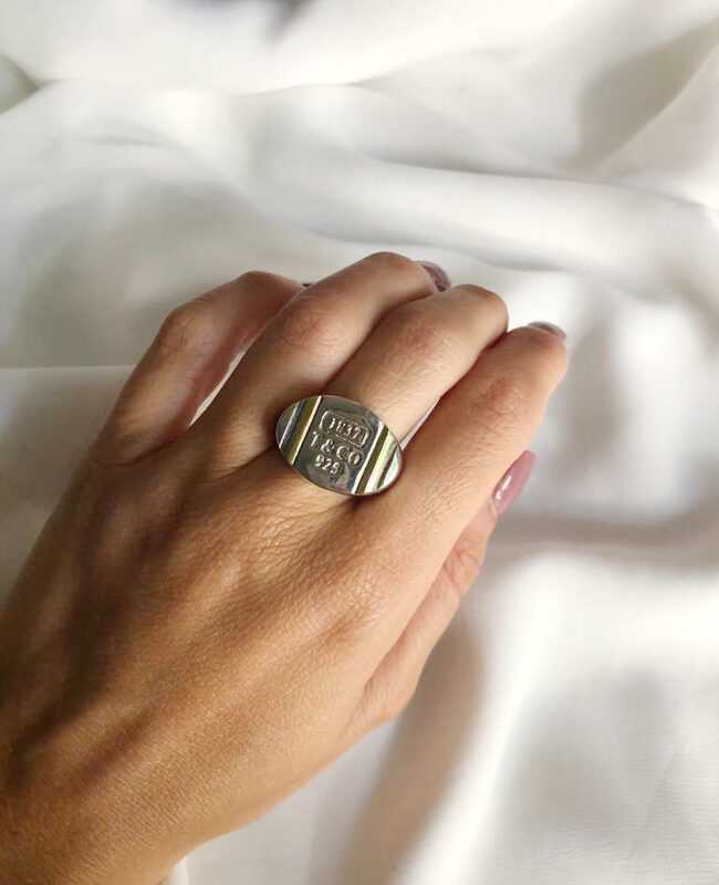 ANILLO PLATA Y ORO (POA333)