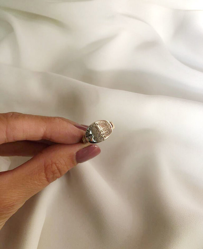 ANILLO PLATA Y ORO (POA247)