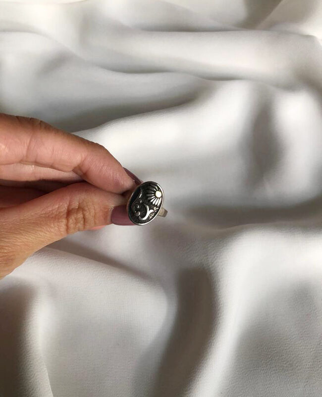 ANILLO PLATA Y ORO (POA398)