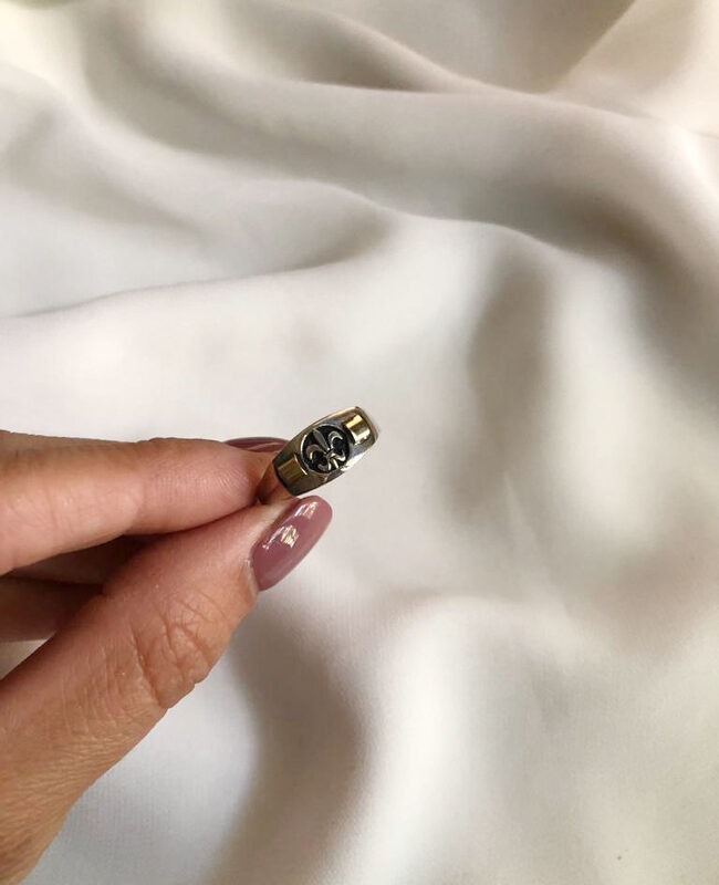 ANILLO PLATA Y ORO (POA291)