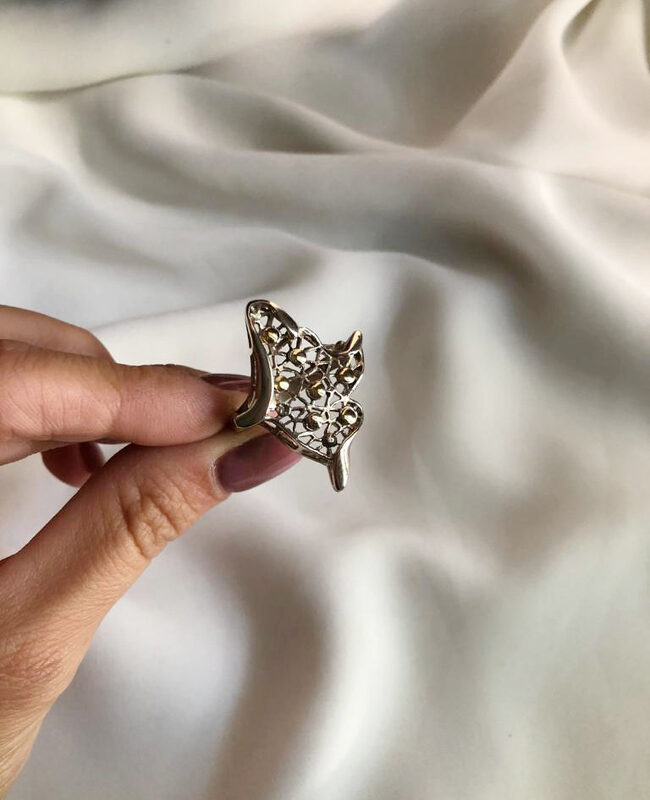 ANILLO PLATA Y ORO (POA329)