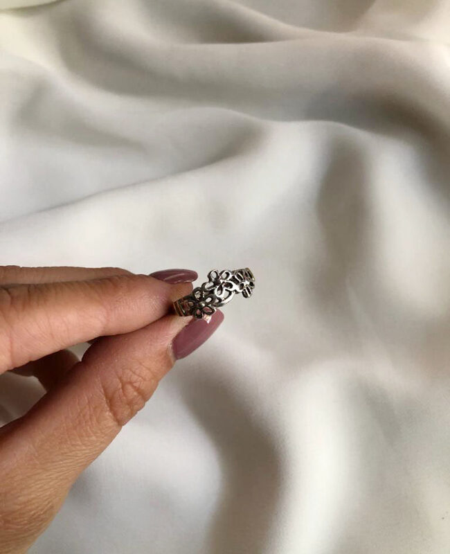 ANILLO PLATA Y ORO (POA340)