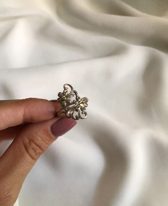 ANILLO PLATA Y ORO (POA361)