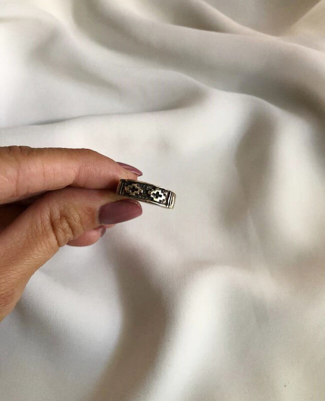 ANILLO PLATA Y ORO (POA286)