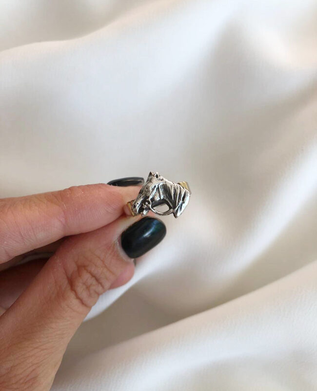 ANILLO PLATA Y ORO (POA260)