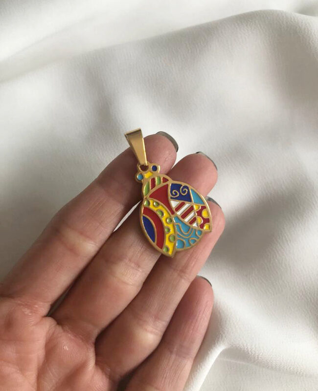 DIJE ACERO DORADO (DAD136)