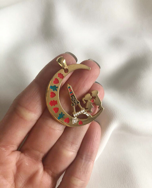 DIJE ACERO DORADO (DAD140)