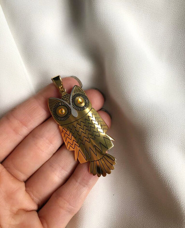 DIJE ACERO DORADO (DAD092)