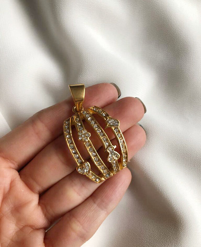 DIJE ACERO DORADO (DAD087)