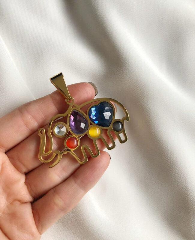 DIJE ACERO DORADO (DAD157)