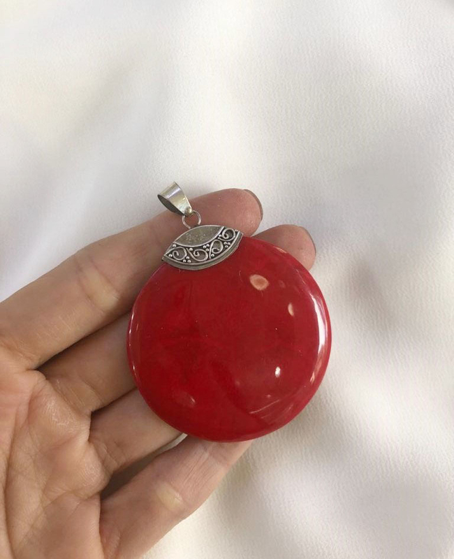 DIJE PLATA Y PIEDRA (PPD071)