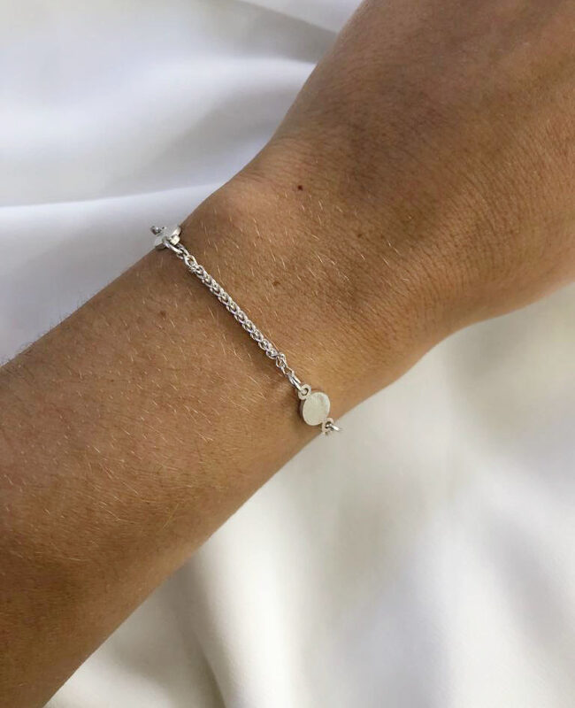 PULSERA PLATA LISA (PBL077)